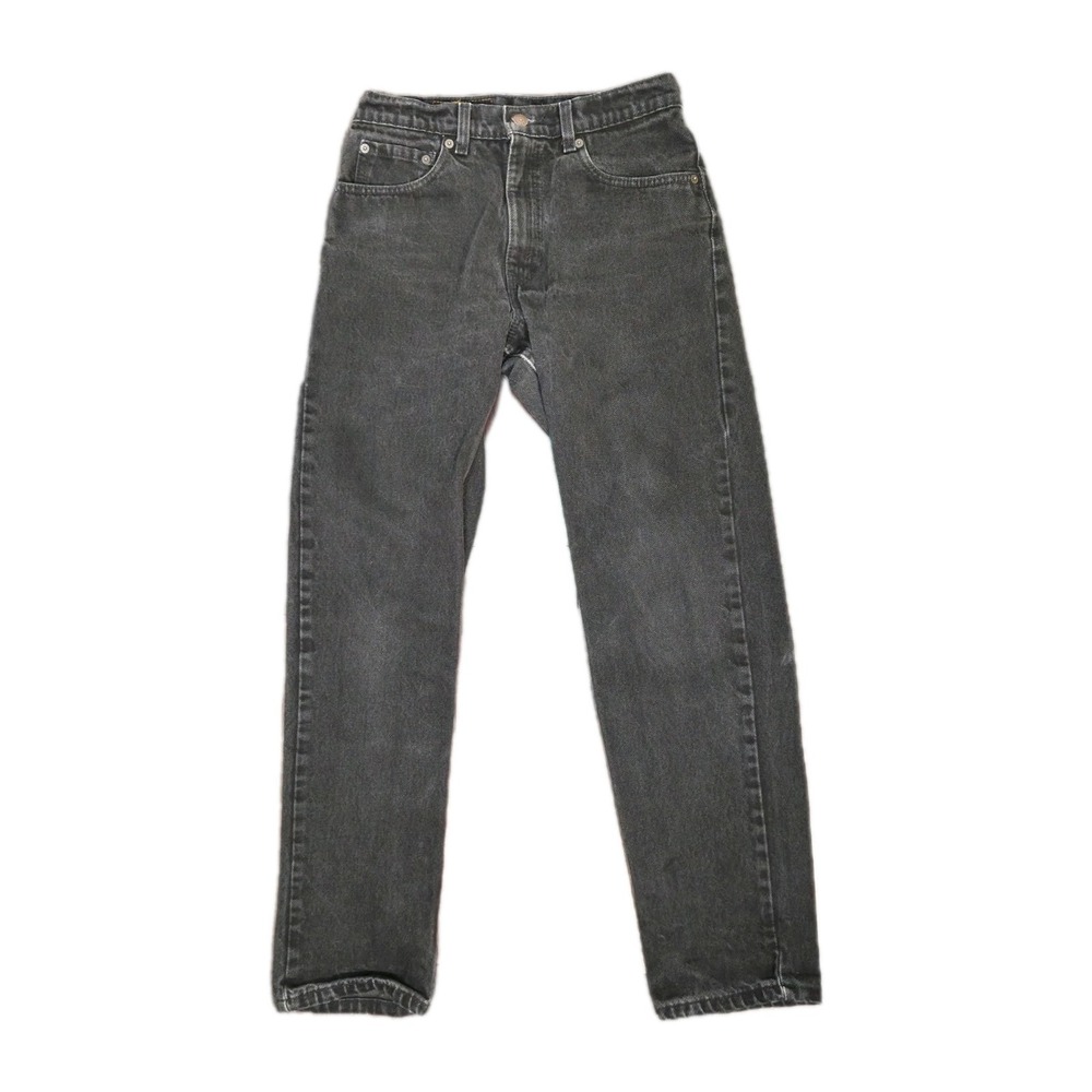 Vintage Levis 550 Jeans Mens 31x32 Black Tapered Leg Relaxed Fit Denim USA 90s